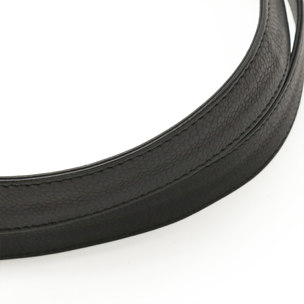 CHANEL Black Caviar Leather Logo Shoulder Bag - Picture 6 of 10